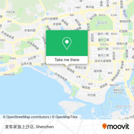 麦客家族上沙店 map