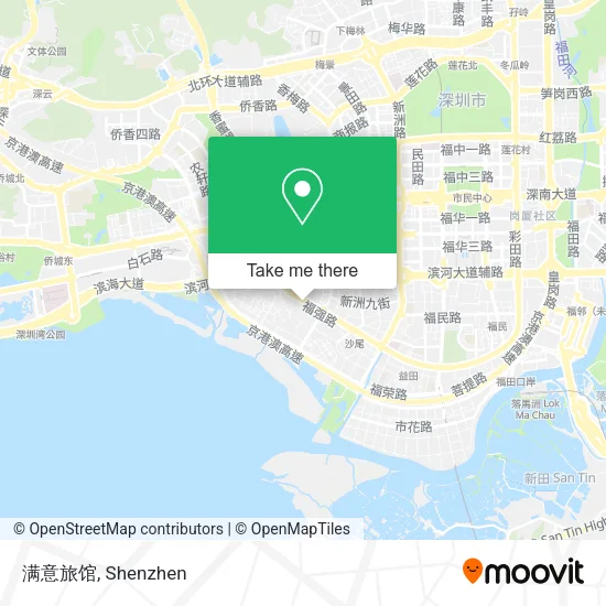 满意旅馆 map