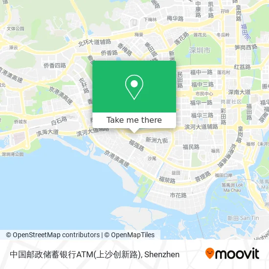 中国邮政储蓄银行ATM(上沙创新路) map