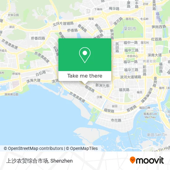 上沙农贸综合市场 map