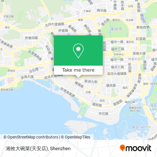 湘攸大碗菜(天安店) map