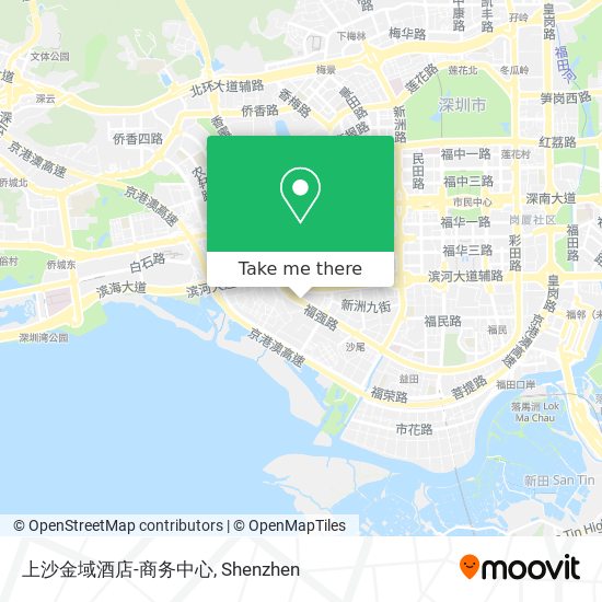 上沙金域酒店-商务中心 map