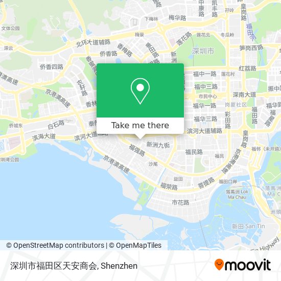 深圳市福田区天安商会 map