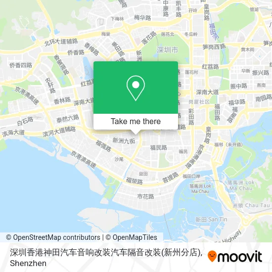 深圳香港神田汽车音响改装汽车隔音改装(新州分店) map