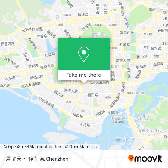 君临天下-停车场 map