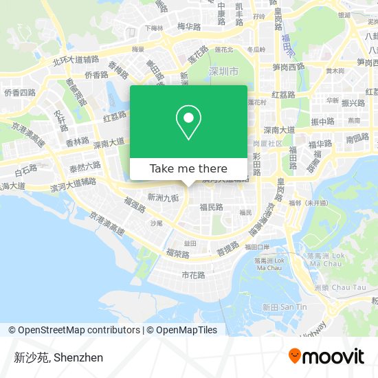 新沙苑 map