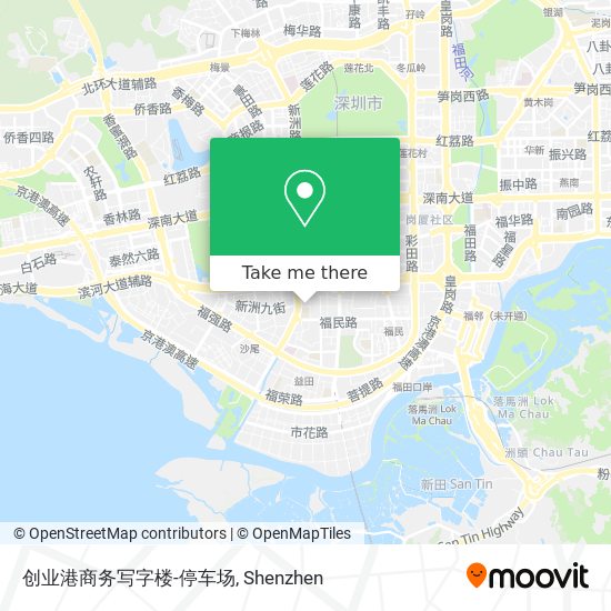 创业港商务写字楼-停车场 map