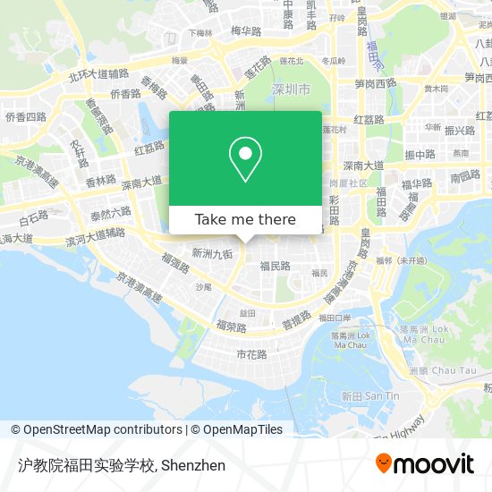 沪教院福田实验学校 map