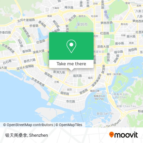 银天阁桑拿 map