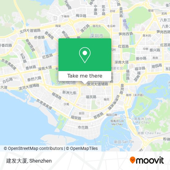 建发大厦 map