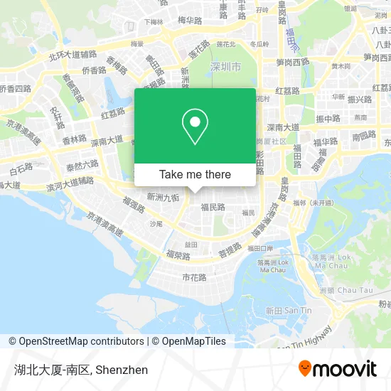 湖北大厦-南区 map