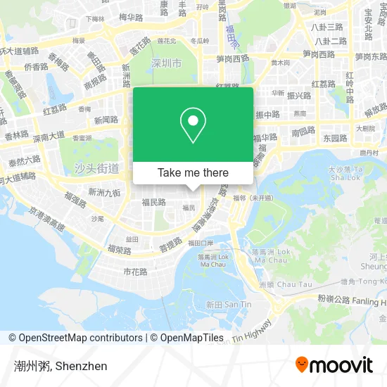 潮州粥 map
