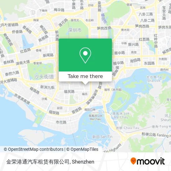 金荣港通汽车租赁有限公司 map