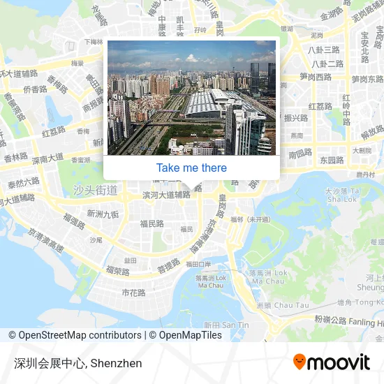 深圳会展中心 map