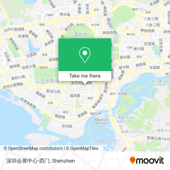 深圳会展中心-西门 map