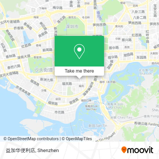 益加华便利店 map