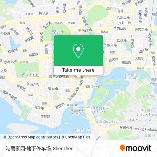 港丽豪园-地下停车场 map