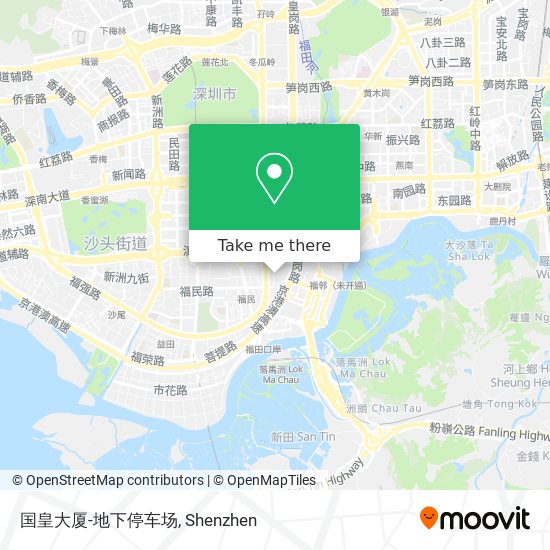 国皇大厦-地下停车场 map