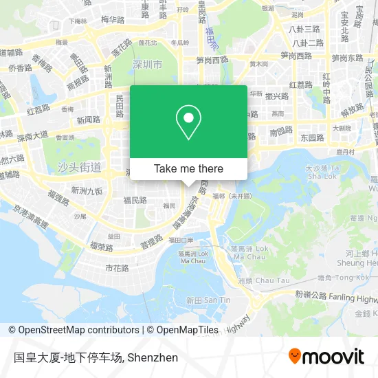 国皇大厦-地下停车场 map