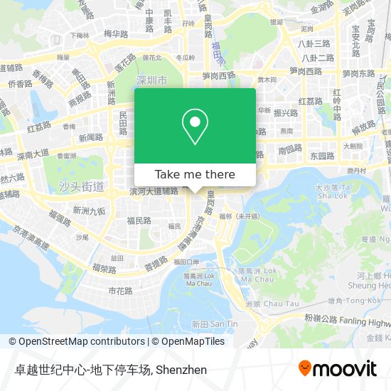 卓越世纪中心-地下停车场 map
