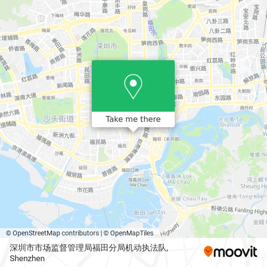 深圳市市场监督管理局福田分局机动执法队 map