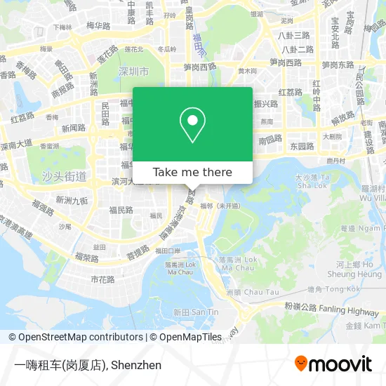 一嗨租车(岗厦店) map