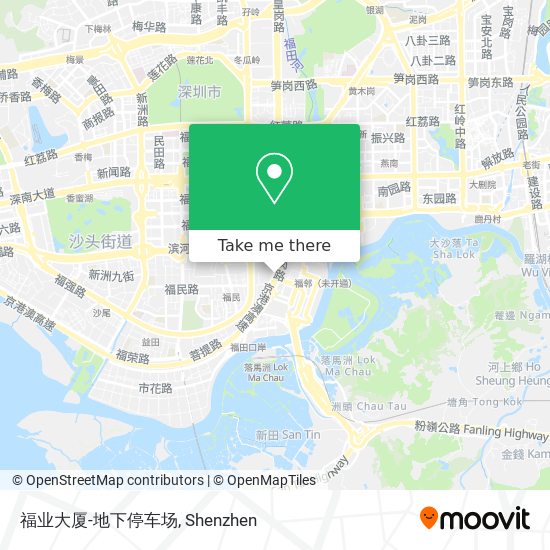 福业大厦-地下停车场 map