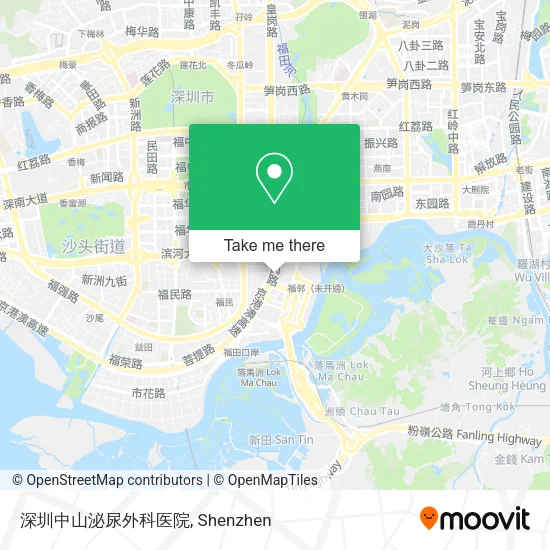 深圳中山泌尿外科医院 map