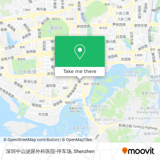 深圳中山泌尿外科医院-停车场 map