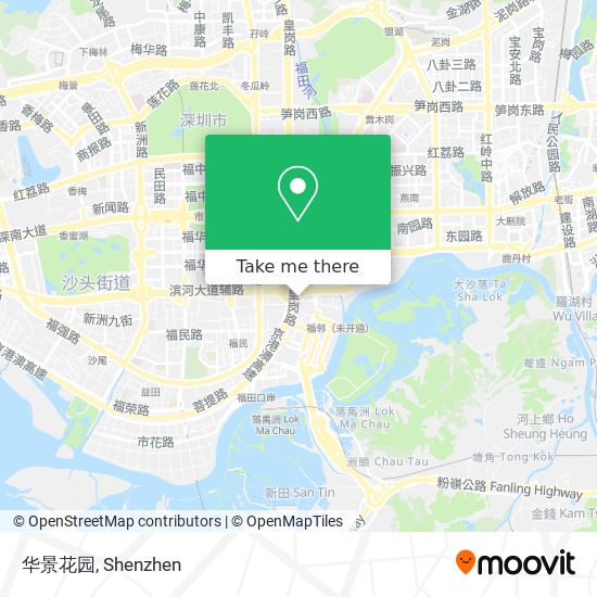 华景花园 map