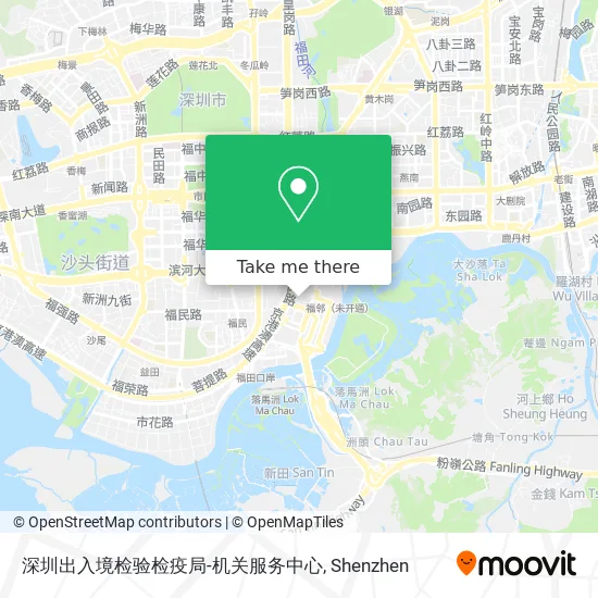 深圳出入境检验检疫局-机关服务中心 map