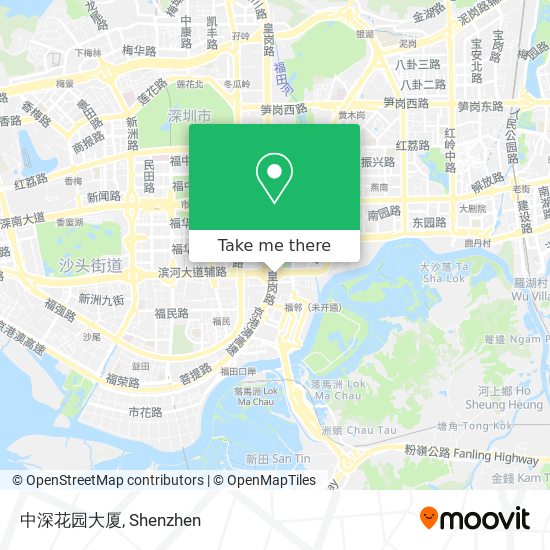 中深花园大厦 map