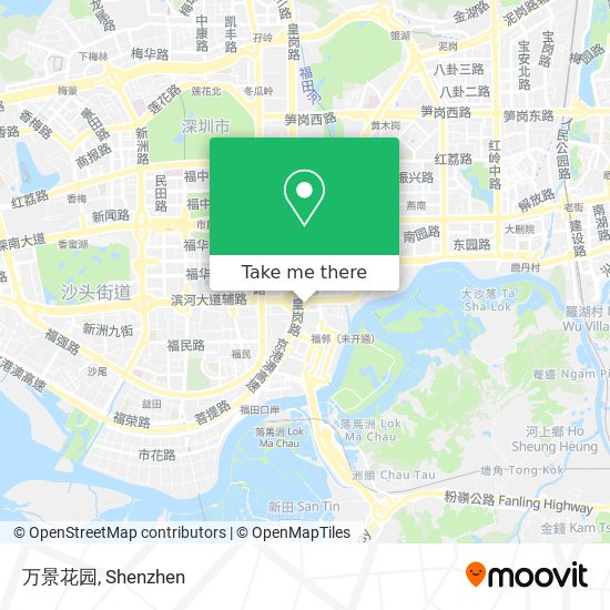 万景花园 map