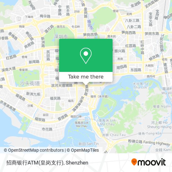 招商银行ATM(皇岗支行) map