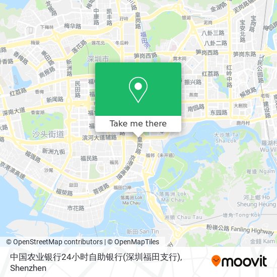 中国农业银行24小时自助银行(深圳福田支行) map