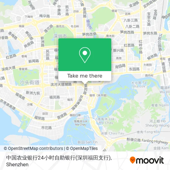 中国农业银行24小时自助银行(深圳福田支行) map