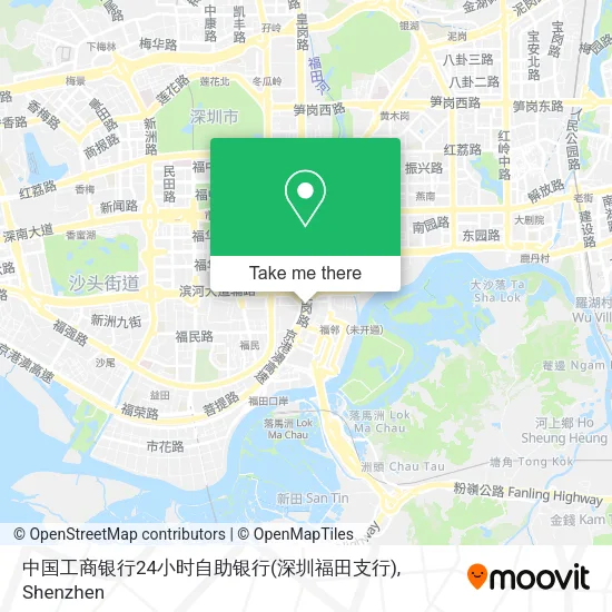 中国工商银行24小时自助银行(深圳福田支行) map