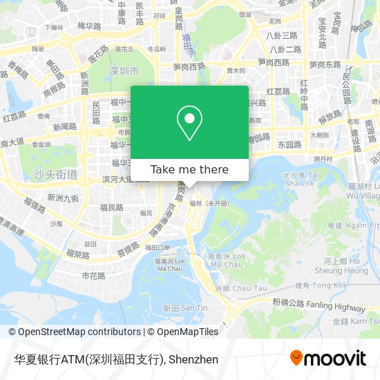 华夏银行ATM(深圳福田支行) map