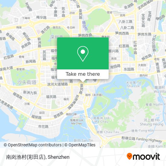 南岗渔村(彩田店) map