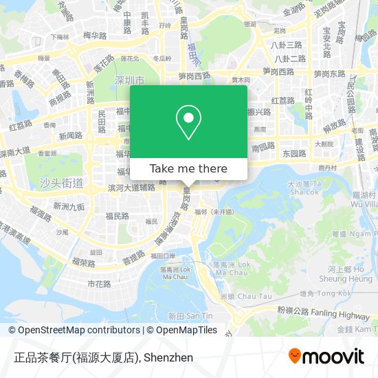 正品茶餐厅(福源大厦店) map