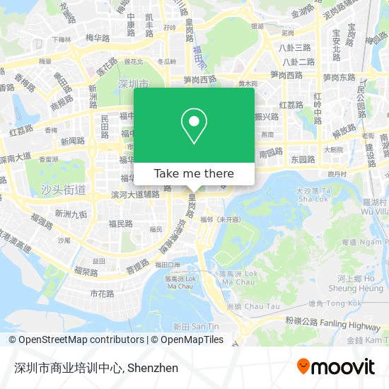 深圳市商业培训中心 map