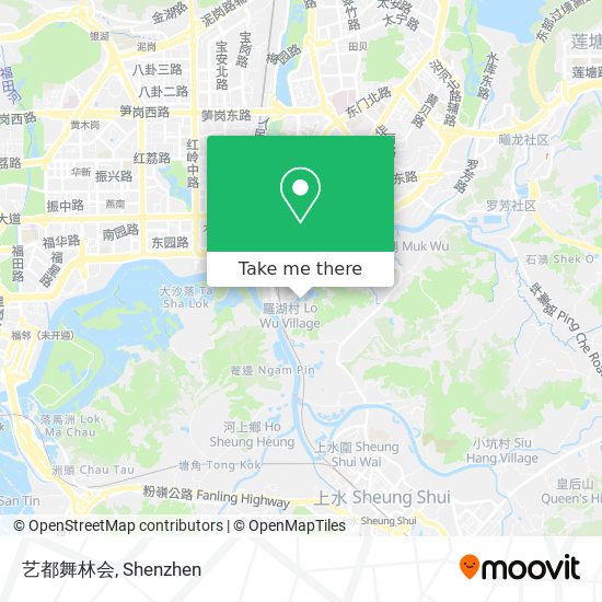 艺都舞林会 map
