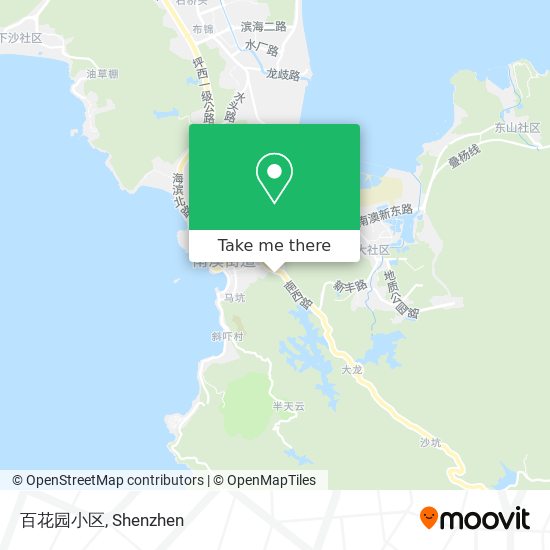 百花园小区 map
