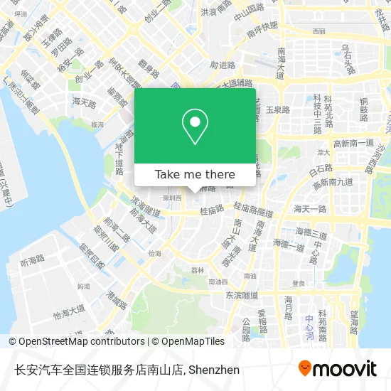 长安汽车全国连锁服务店南山店 map