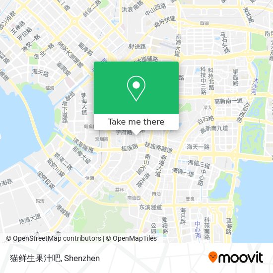 猫鲜生果汁吧 map