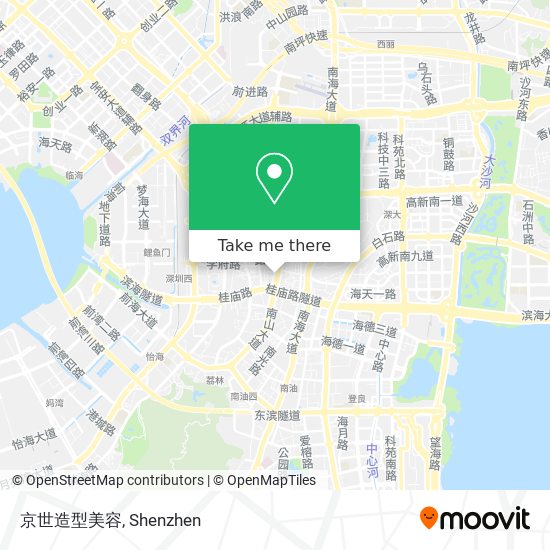 京世造型美容 map