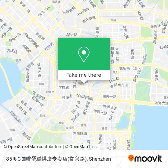 85度C咖啡蛋糕烘焙专卖店(常兴路) map