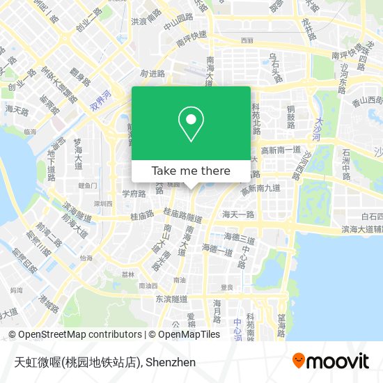 天虹微喔(桃园地铁站店) map