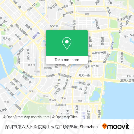 深圳市第六人民医院南山医院门诊部B座 map