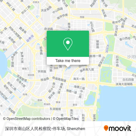 深圳市南山区人民检察院-停车场 map